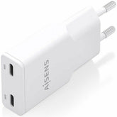 Wall Charger Aisens ASCH-30W2P048-W White 30 W